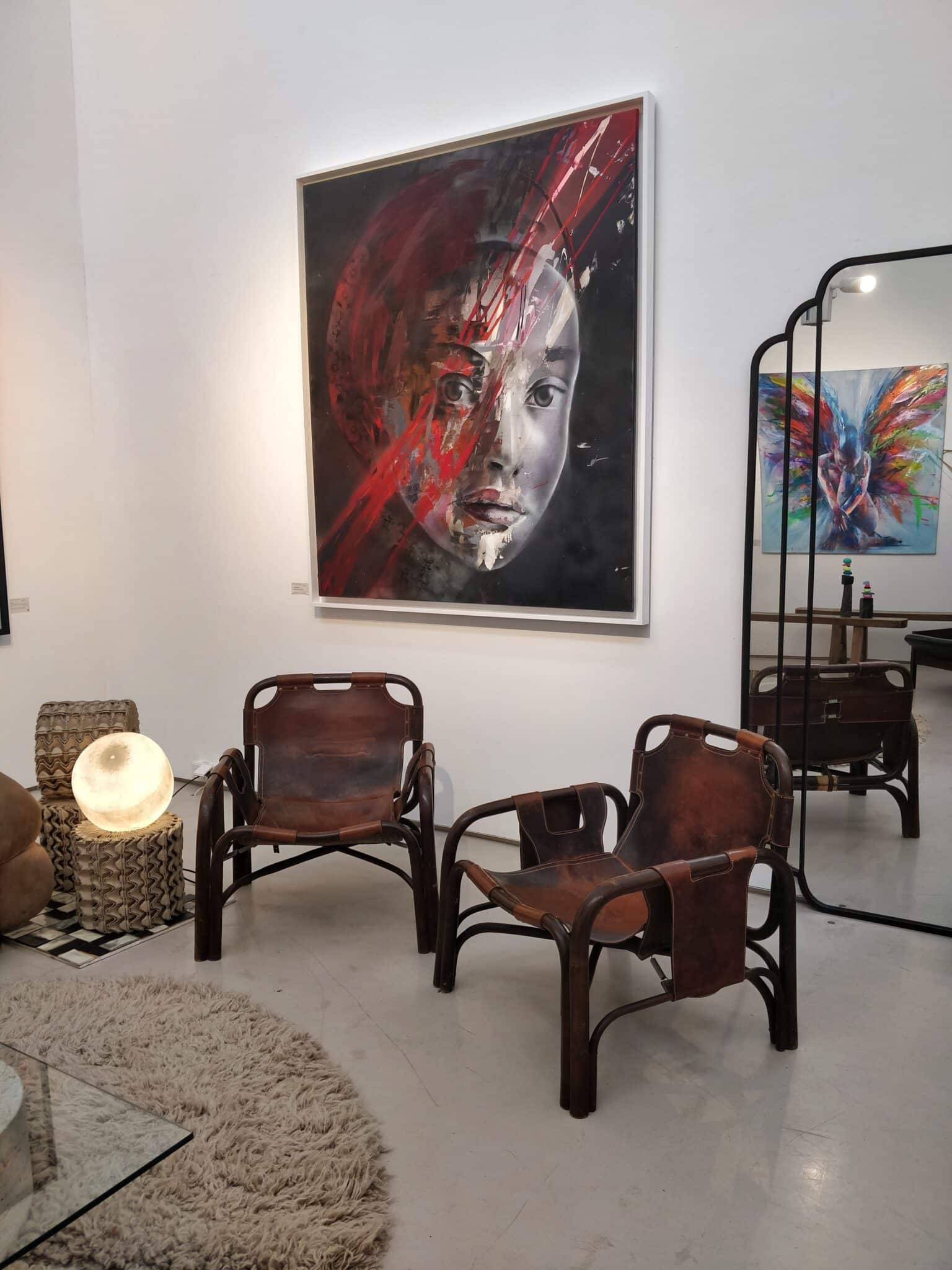 Tito Agnoli Bamboo Chairs
